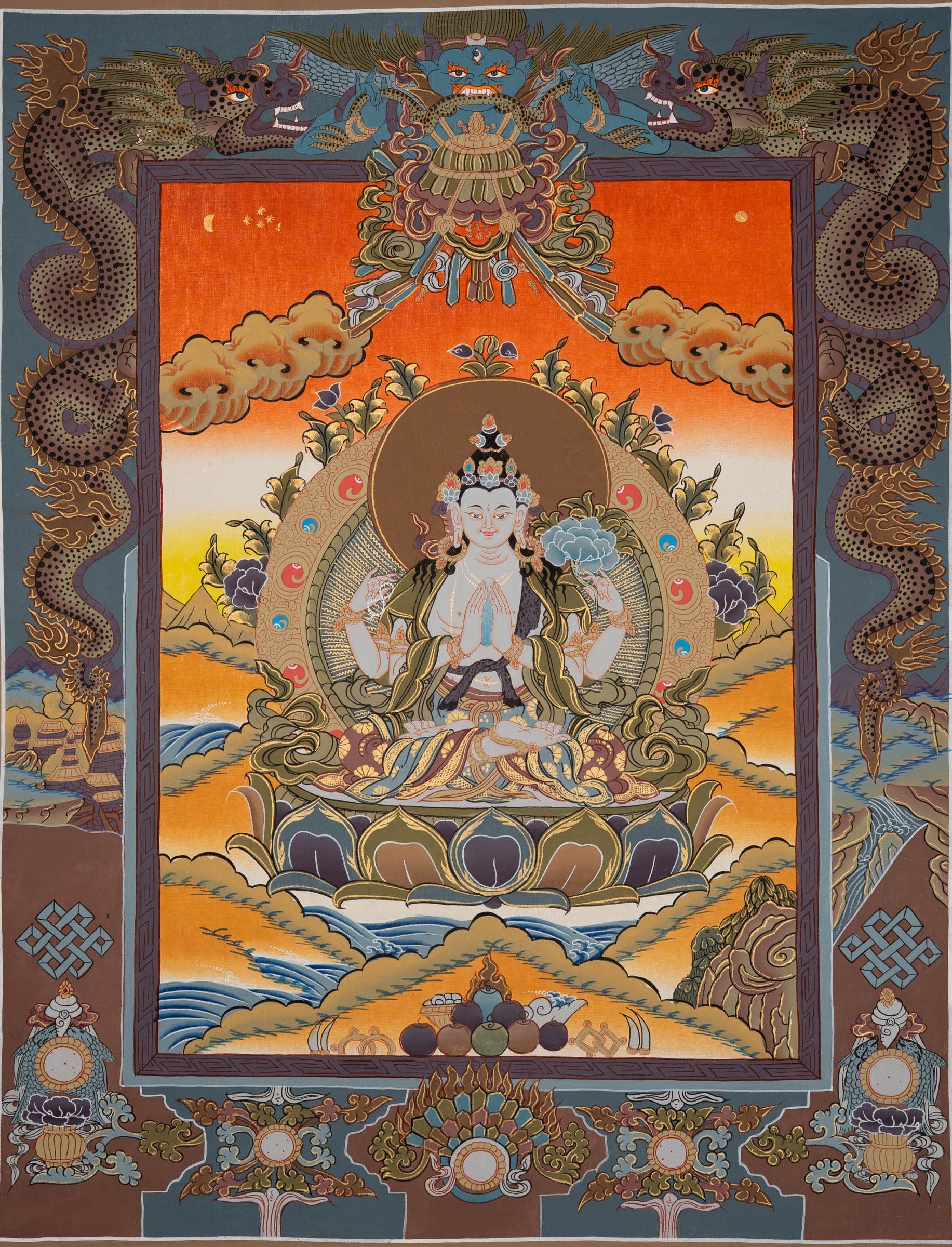 White Tara Thangka